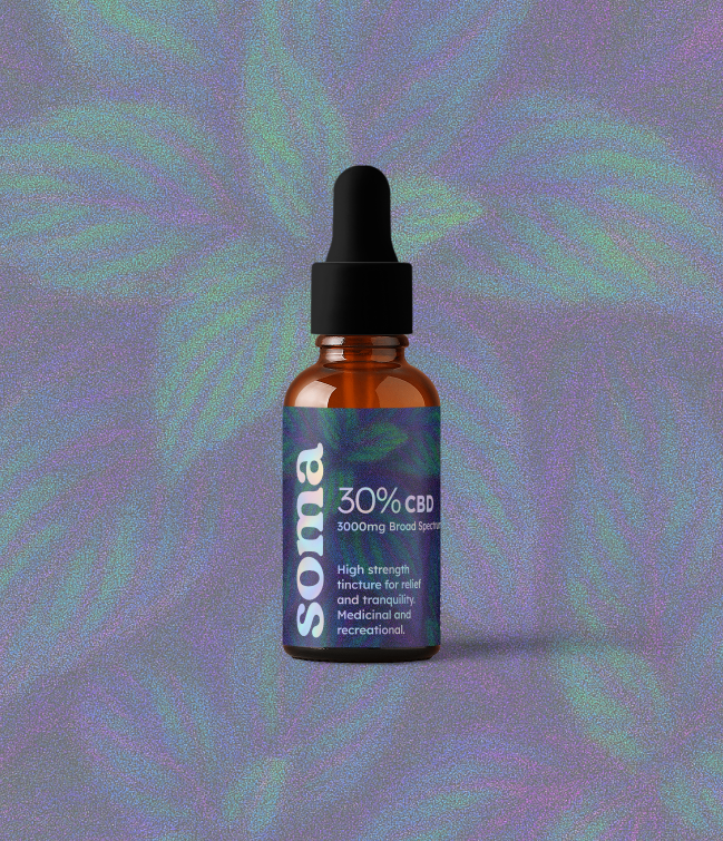 Broad Spectrum CBD Oil for Sleep, Pain, Anxiety and More - 3000mg Peppermint Flavour