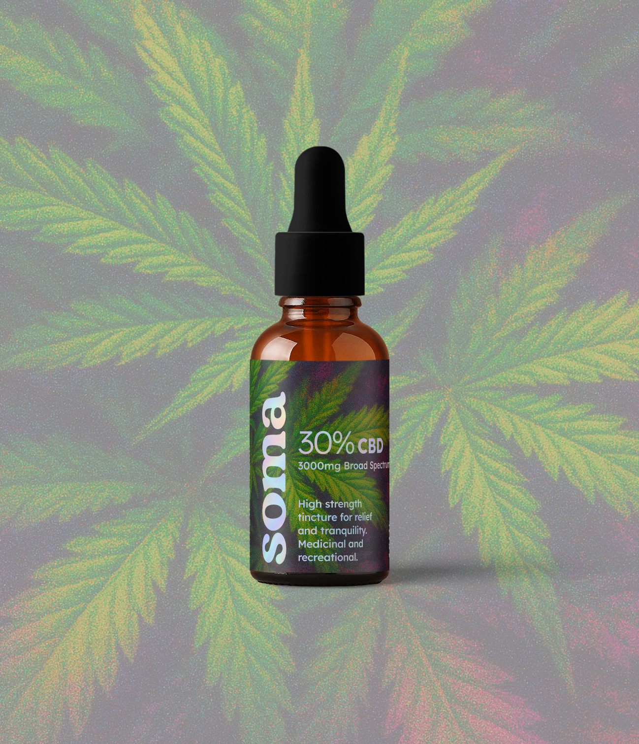 Broad Spectrum CBD Oil for Sleep, Pain, Anxiety and More - 3000mg Natural Hemp Flavour